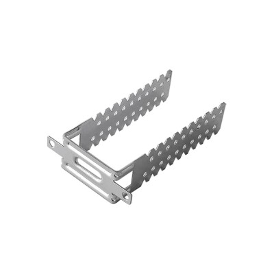 STAFFA UNIVERSALE PER MONTANTI distanziatura parete 3-12 cm / spessore 0,8 mm