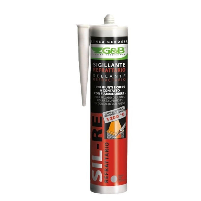 SILICONE REFRATTARIO 1200 GRF CARTUCCIA ML 310